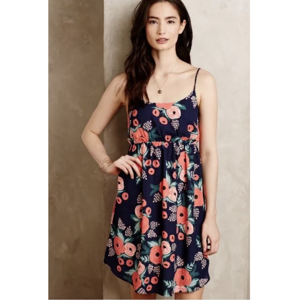 Paper crown floral strappy sundress 👗 MP